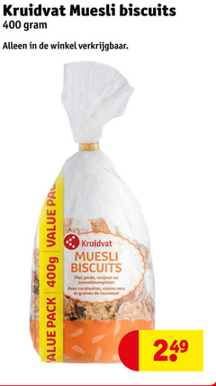  mueslirepen 400 kruidvat muesli biscuits pinda rozijnen zonnebloempitten avec raisins graines tournesol pack 