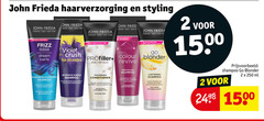  john frieda shampoo hairspray conditioner 1 2 200 250 1500 haarverzorging styling london paris new york fried indonesische yo frizz dream curls violet crush for blondes use fine hair go pro colour revive sulphate free us arts intensive purple cooler bright curly thickening overall by and with hyaluronic silicone protecting salon visits lightening gently cleanses high citrus botanical blend ml 