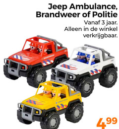  miniatuur auto 3 jeep ambulance brandweer politie jaar 