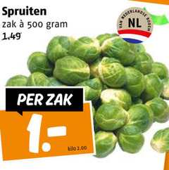  spruitjes 500 spruiten zak kilo nederlands nl bodem 