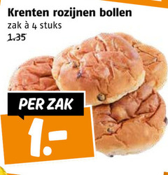  krentenbollen rozijnenbollen 4 krenten rozijnen bollen zak stuks 