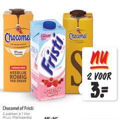  chocomel fristi chocolademelk drinkyoghurt 1 2 3 13 source calcium vet graisse enige suiker vernieuwd romig eee pakken liter plantaardig rood fruit gout fruits rouges 