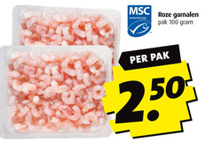  garnalen 100 roze www.msc.org pak 2 50 