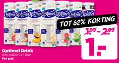  optimel drinkyoghurt 1 aardbei kers mango passievrucht banaan dr drink pakken liter pak 