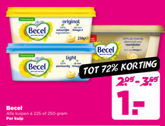  becel margarine 3 100 225 250 hart original natuurlijke rijk omega plantaardig alternatief roomboter light kuip 