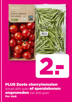  cherry tomaten sperziebonen 400 500 fairtrade zoete snacken cherrytomaten schaal ongesneden zak stuk 