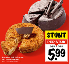  taart hazelnoot schuimtaart chocoladetaart ca. personen stuk 5.99 