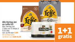  leffe hertog jan alcoholvrij bier 1 2 6 100 0.0 vel natural anno liter varieeren blonde blond brune 00 