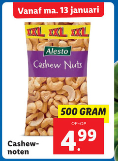  alesto cashewnoten 13 500 januari cashew nuts noten 