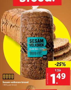  brood 8 13 19 100 sesam volkoren dag vers vezels jan 