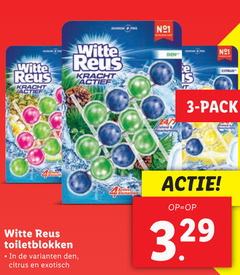  witte reus toiletblok 1 3 kracht toiletblokken citrus exotisch schoon fris pack 