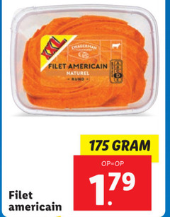  filet americain zwagerman naturel 