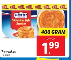  pannenkoeken 8 400 mcennedy american style pancakes stuks 