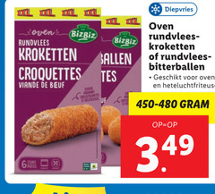  bitterballen kroketten 6 oven rundvlees sap bizbiz croquettes viandel b pieces ballen diepvries heteluchtfriteuse 450-480 