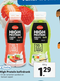  drinkyoghurt 20 22 350 query flavour milbona high protein strawberry kefir apple banana nutri score koeling aardbei banaan appel 