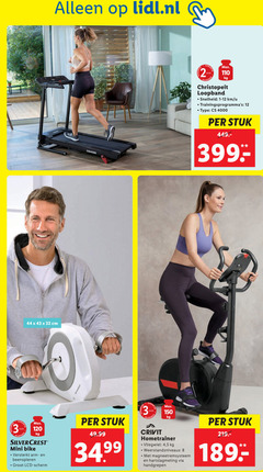  hometrainer 2 3 8 12 32 44 120 150 cm lidl.nl jaar garant christopeit loopband snelheid stuk silver crest mini bike versterkt arm beenspieren lcd scherm crivit vliegwiel 4 5 weerstandsniveaus magneetremsysteem hartslagmeting handgrepen 