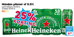  heineken 0.0 blikjes bier 5 6 25 50 pilsener pak 33 blikje nix18 orig pack 1x original blikken 