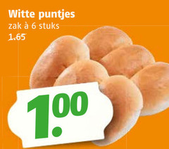  bolletjes 6 100 witte puntjes zak stuks 