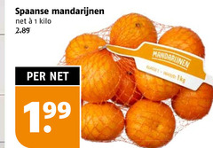  mandarijnen 1 spaanse kilo klasse 1kg 