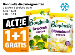  bonduelle diepvriesgroente 1 2 100 diepvriesgroenten zakken 300 400 kilo v.a. broccoli roosjes bloemkool 