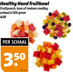  fruitsalade 350 500 healthy hand fruitpunch luxe meloen medley schaal kilo 