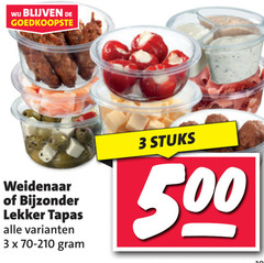  tapas 3 500 weidenaar stuks 