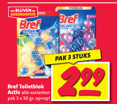  bref toiletblok 3 4 50 99 power aktiv premium color activ pak stuks 