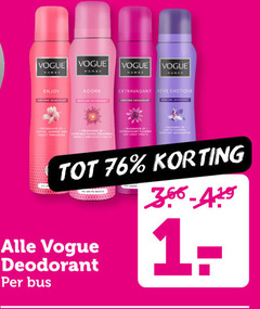  vogue deodorant enjoy adore extravagant reve exotique bus 