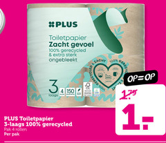  toiletpapier 3 4 34 100 150 zacht gevoel gerecycled ongebleekt rollen vellen rol pak fsc recycled ecolabel 