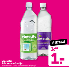  schoonmaakazijn 1 2 100 vintastic natuurlijk biologisch afbreekbaar original kalk vuil lavendel stuks flessen liter combineren 