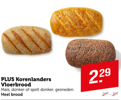  brood korenlanders vloerbrood donker spelt gesneden 