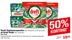  dreft ariel vaatwasmiddel wasmiddel 10 15 30 50 1000 notre meilleure collection nettoyage nouveau keer platinum rapid lenor korte courts anti matt technology vaatwascapsules stuks stuk lemon zak 