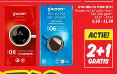  gwoon koffie 1 2 500 vers 06 snelfiltermaling rijk roodmerk filterkoffie pak 13 17 9 18 11 