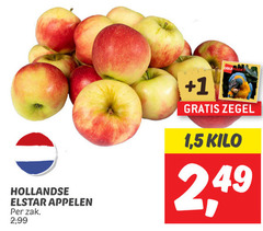  elstar appelen hollandse zak 2 99 10 zegel 1 5 kilo 