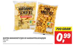  aardappelschijfjes krieltjes 700 aardappel schijfjes grootverpakking mini bistro voorgekookt bakken min airfryer friteuse ge nutri score houdbaar gekoeld fc fryer zak 1 to 99 