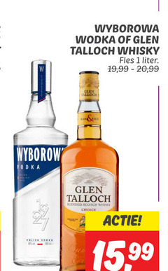  wyberowa glen talloch whisky wodka 1 wyborowa fles liter 19 99 20 vodka polish blended scotch choice 15 