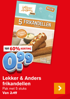  frikandellen 5 60 snacks opvallend lekken pak stuks 