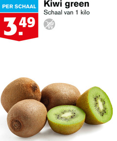  kiwi 1 schaal green kilo 