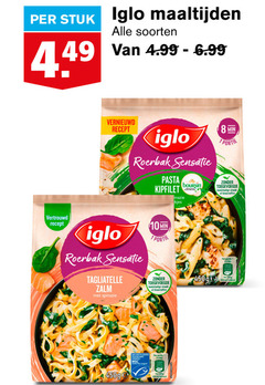  iglo diepvriesmaaltijd 1 8 10 20 33 450 stuk maaltijden soorten vertrouwd recept vernieuwd roerbak sensatie pasta kipfilet boursin min toegevoegde kunstmatige smaak kleurstoffen tagliatelle zalm spinazie gecertificeerd duurzame visseri www.msc.org nl energie 100g 13 