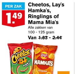  lays cheetos zoutjes 100 zak ringlings mama zakken nibbit sticks original 