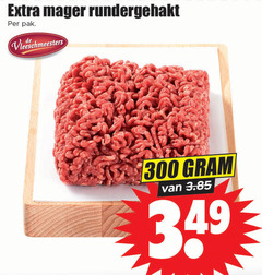  rundergehakt 300 pak vleeschmeesters 