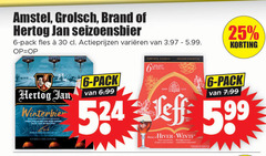  brand hertog jan grolsch amstel speciaalbieren 3 6 25 30 seizoensbier pack fles varieeren 5.99 edition saison winterbier ambachtelijk gisting zacht zoet anno jeff winter caramel 