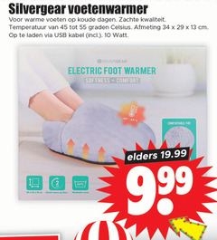  voetenwarmer 2 10 13 30 34 45 55 silvergear warme voeten koude dagen zachte temperatuur graden celsius cm laden usb kabel watt electric warmer softness comfort elders quick warm up time washable 