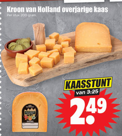  kaas 200 kroon holland overjarige stuk hollandse gouda 48 overjarig inhoud 