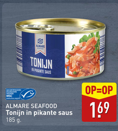  tonijn in blik seafood pikante saus gecertificeerd duurzame visserij www.msc.org nl 