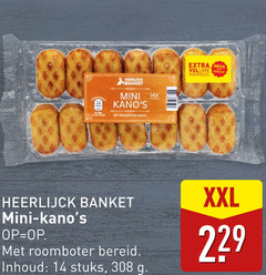  koeken 14 banket mini roomboter bereid volume minder voordeel heerlijck inhoud stuks xxl 