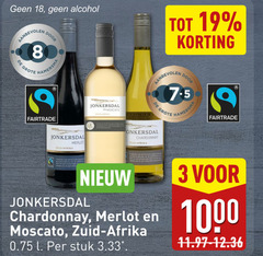  rode wijn witte 3 8 18 19 1000 alcohol hamersma fairtrade r moscato zuid afrika merlot chardonnay l stuk 