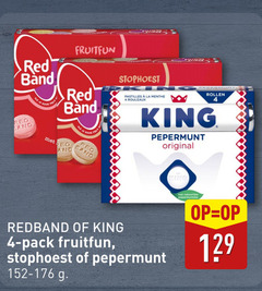  king red band snoep 4 fruitfun be and stophoest pastilles la menthe rouleaux rollen pepermunt original pepermuntolie redband pack 152-176 