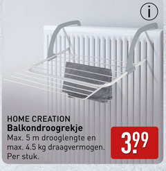  droogrek 5 home creation drooglengte draagvermogen stuk 