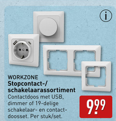  schakelmateriaal 19 workzone stopcontactbescherming contactdoos usb dimmer schakelaar contact stuk 